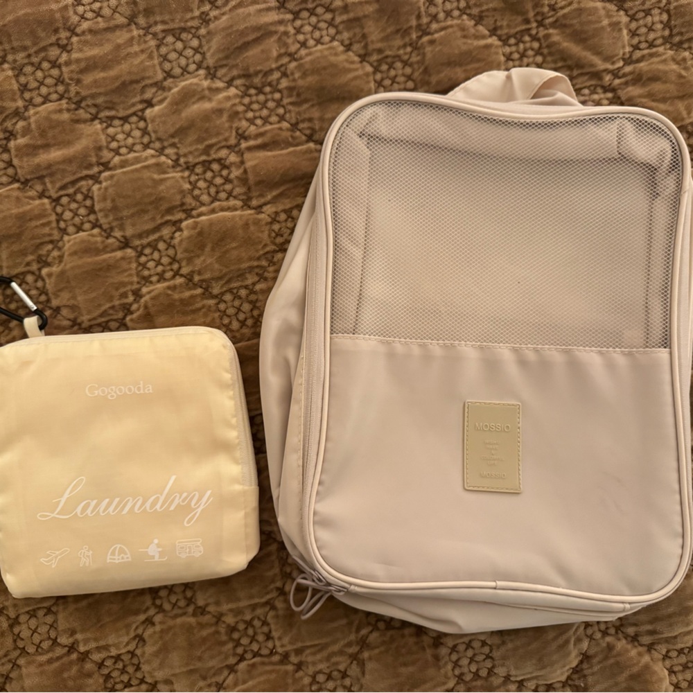 GOGO Cream Laundry Organizer Bag
